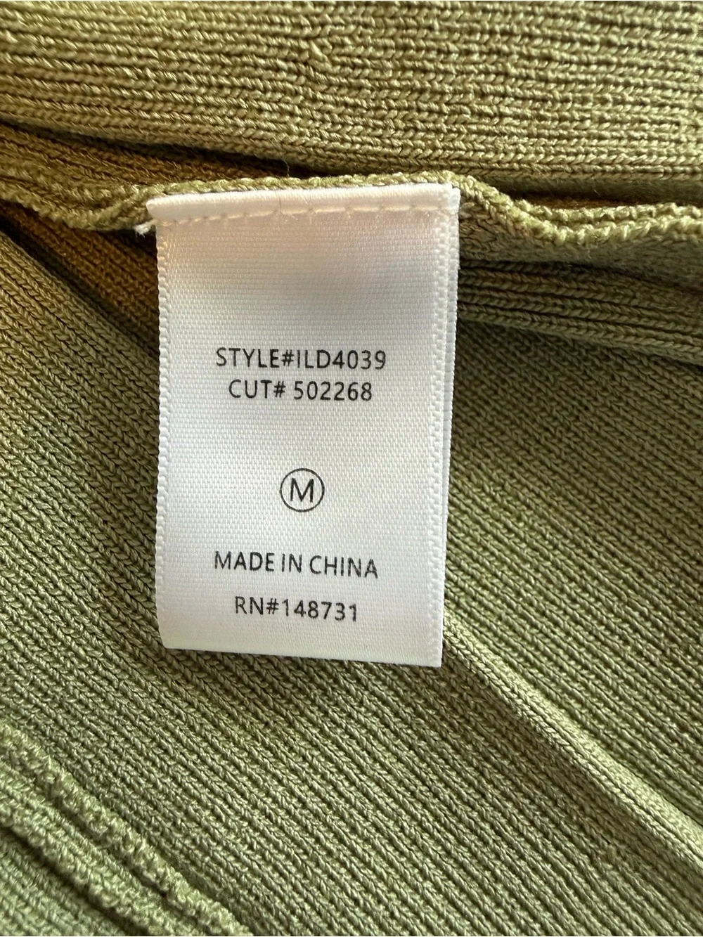 Lalavon Sleeveless Olive Ribbed V-Neck Maxi Dress, Size M, Great Condition!